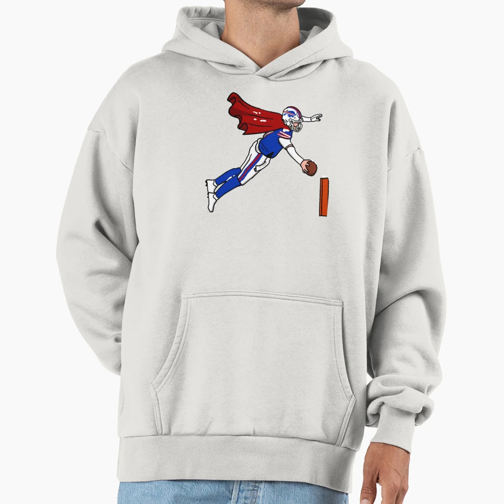 Flying Allen Hoodie - Minimalist Print for Adults - T-Shirt, Sweatshirt, Hoodie