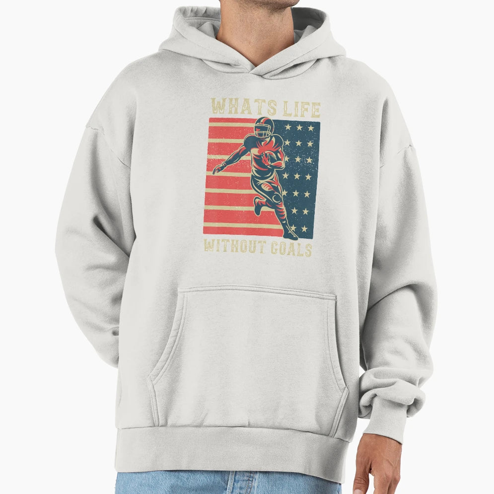 Music Whats Life Without Goals Soccer Hoodie - Unique Graphic Men Women - T-Shirt, Sweatshirt, Hoodie
