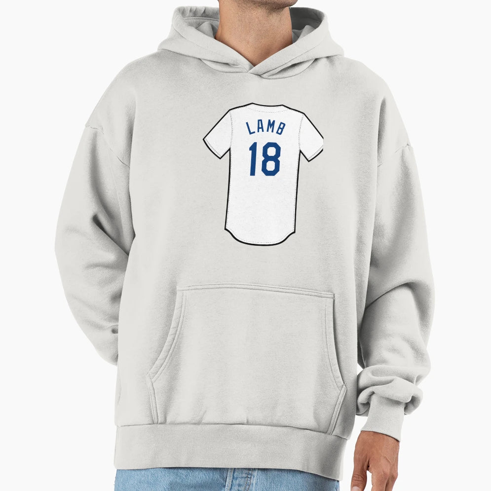Jake Lamb Jersey Hoodie - Minimalist Print Men Women - T-Shirt, Sweatshirt, Hoodie