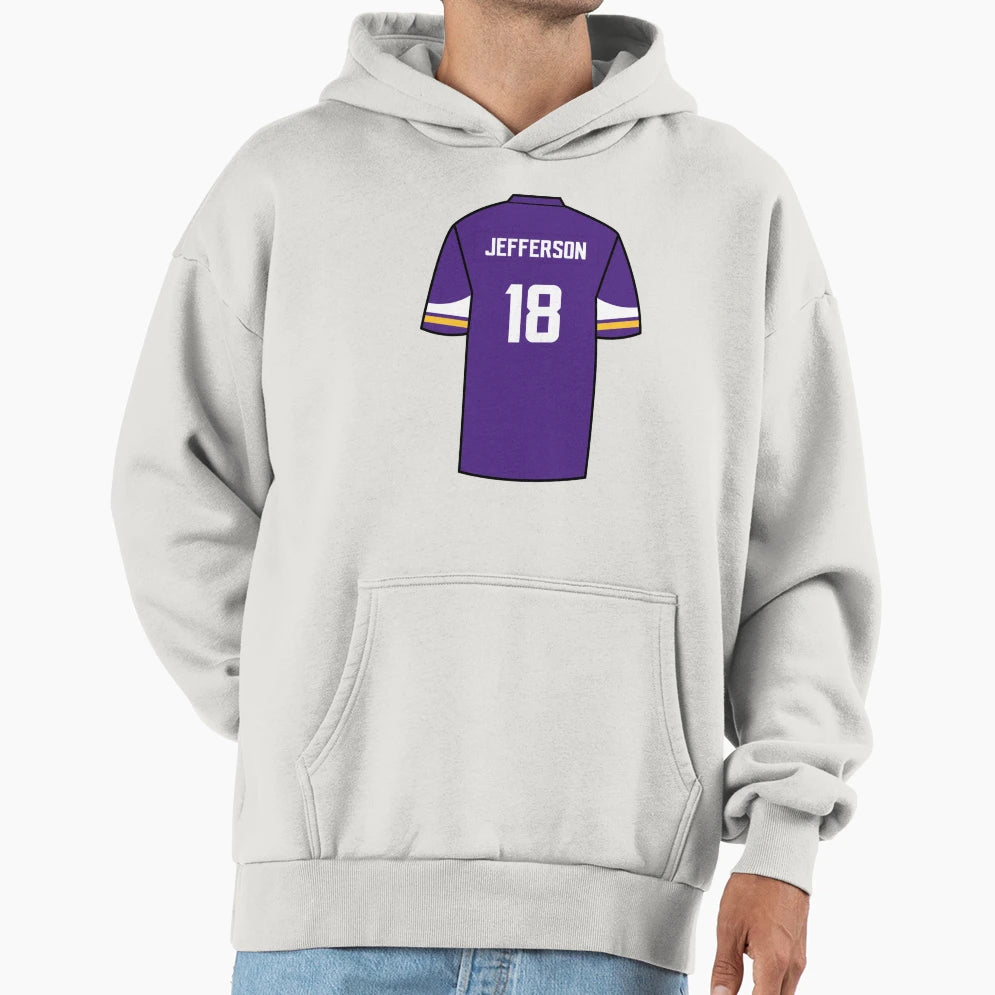 JJ Jersey Hoodie - Fun Novelty Design for Adults - T-Shirt, Sweatshirt, Hoodie