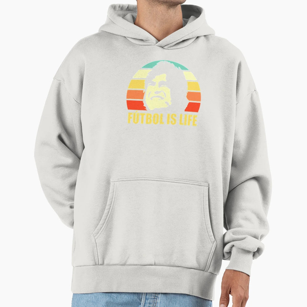 Futb0L Is Life Sunset Hoodie - Streetwear Style for Adults - T-Shirt, Sweatshirt, Hoodie