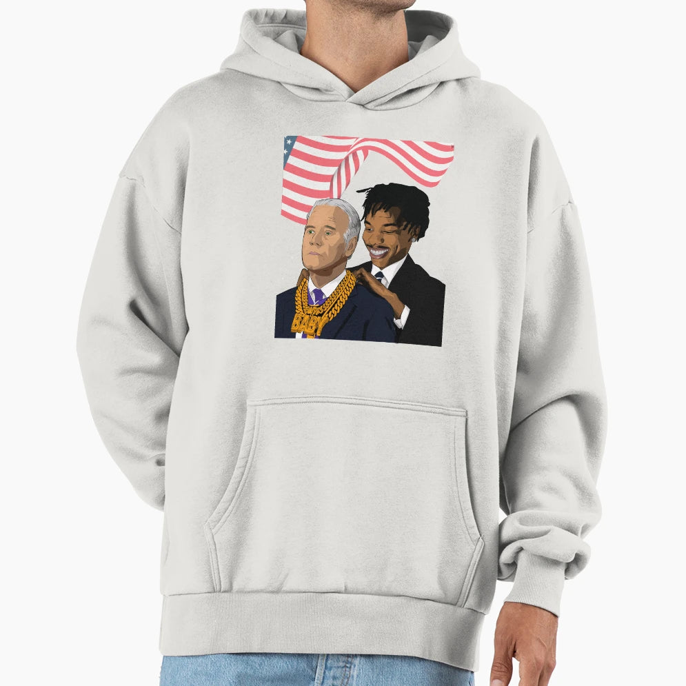 Joe Biden Lil Meme Hoodie - Graphic Print Unisex - T-Shirt, Sweatshirt, Hoodie