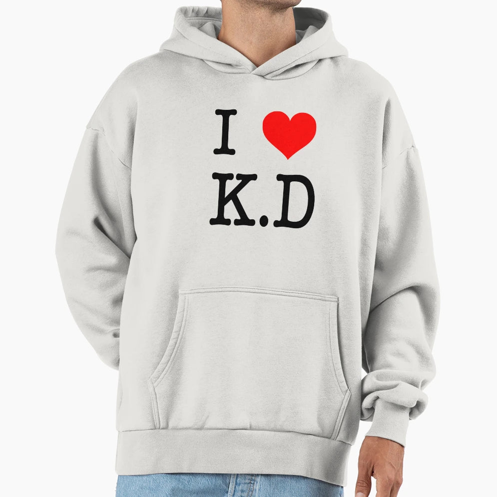 I Love Kevin Durant Hoodie - Aesthetic Graphic Unisex - T-Shirt, Sweatshirt, Hoodie