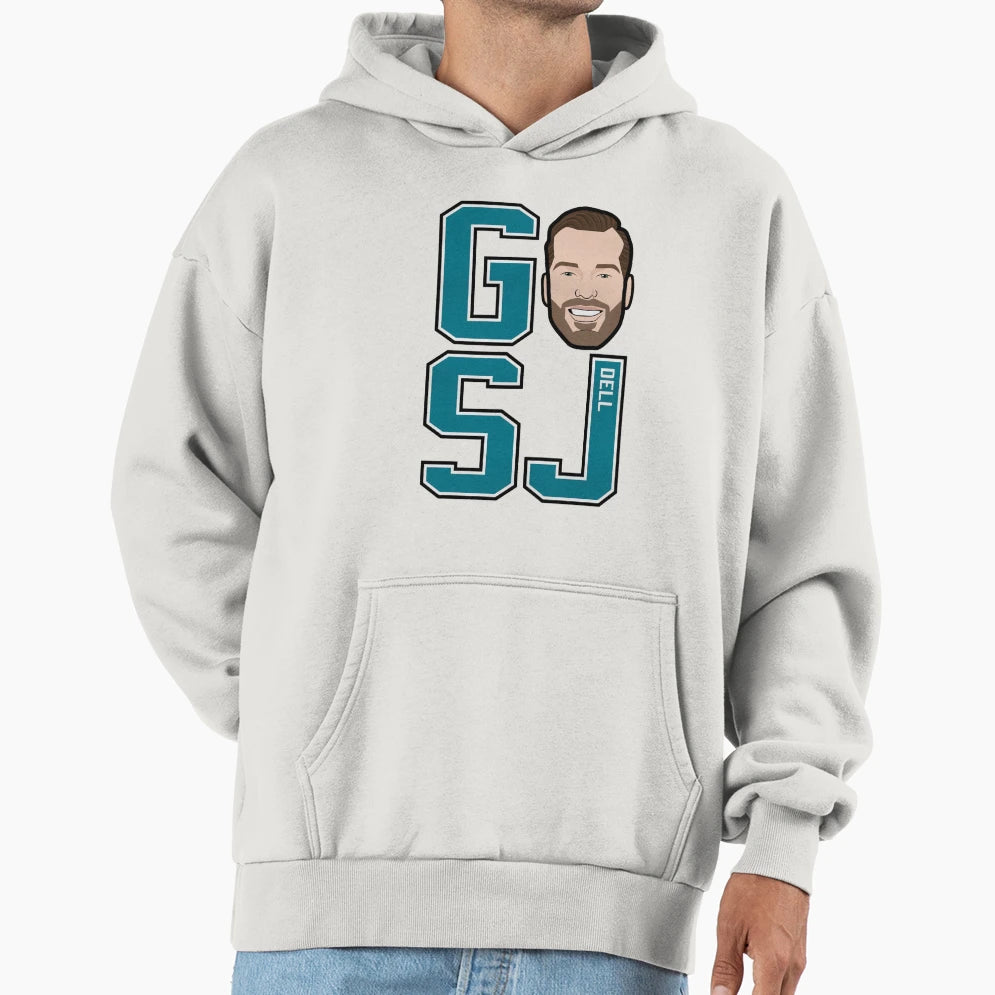 Aaron Dell Go Sj Hoodie - Unique Graphic for Adults - T-Shirt, Sweatshirt, Hoodie