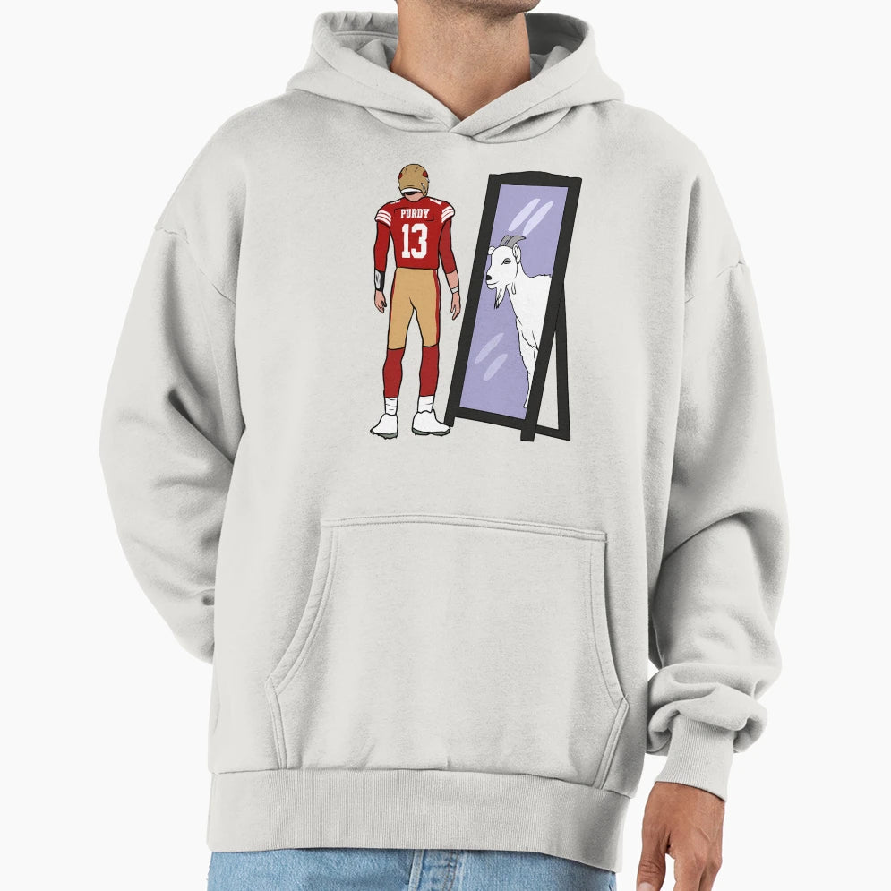 BP Mirror Goat Hoodie - Custom Art Print Unisex - T-Shirt, Sweatshirt, Hoodie
