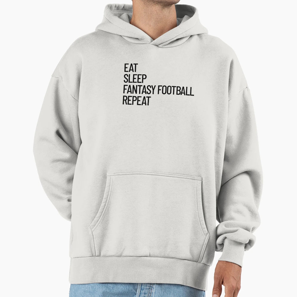Eat Sleep Check My Lineup Repeat Hoodie - Casual Everyday Wear Men Women - T-Shirt, Sweatshirt, Hoodie