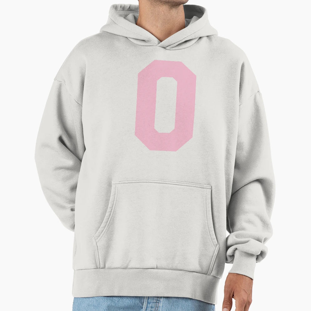 Alphabet Rose O Sports Letter O Hoodie - Streetwear Style for Adults - T-Shirt, Sweatshirt, Hoodie