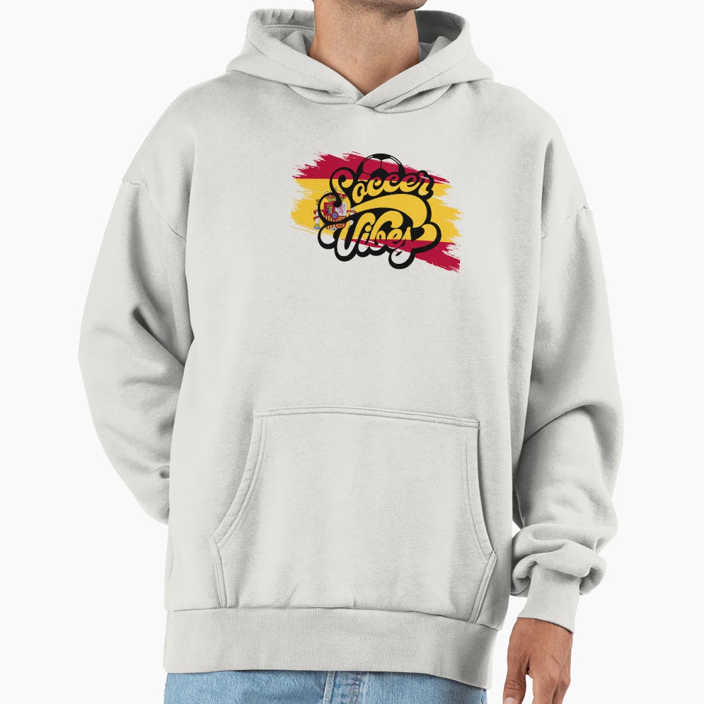 Soccer Vibes Spanyol Hoodie - Trendy Graphic Unisex - T-Shirt, Sweatshirt, Hoodie