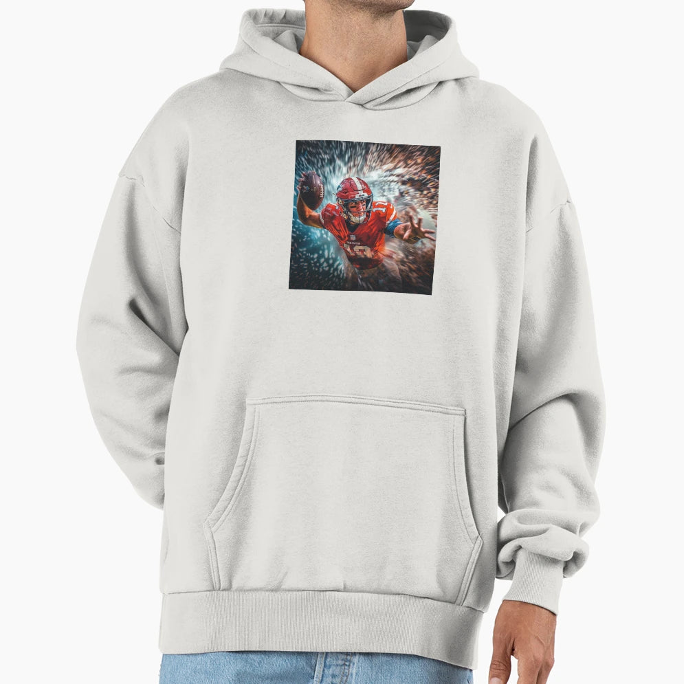 Nfl Quarterback Hoodie - Unique Graphic for Adults - T-Shirt, Sweatshirt, Hoodie