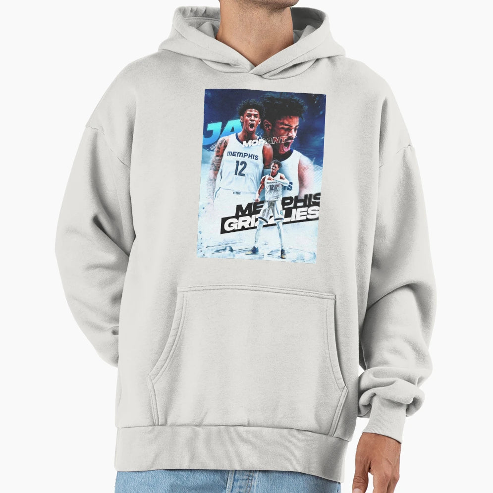 Ja Morant 12 Basketball Hoodie - Graphic Print Men Women - T-Shirt, Sweatshirt, Hoodie