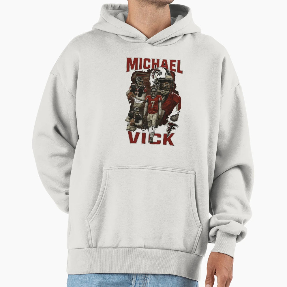 Michael Vick Atlanta Football Hoodie - Unique Graphic Unisex - T-Shirt, Sweatshirt, Hoodie
