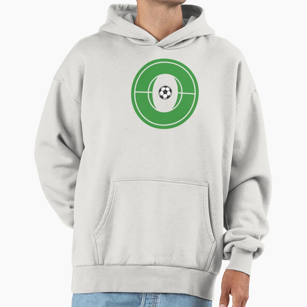 Center Circle Football Monogram O Hoodie - Streetwear Style Men Women - T-Shirt, Sweatshirt, Hoodie