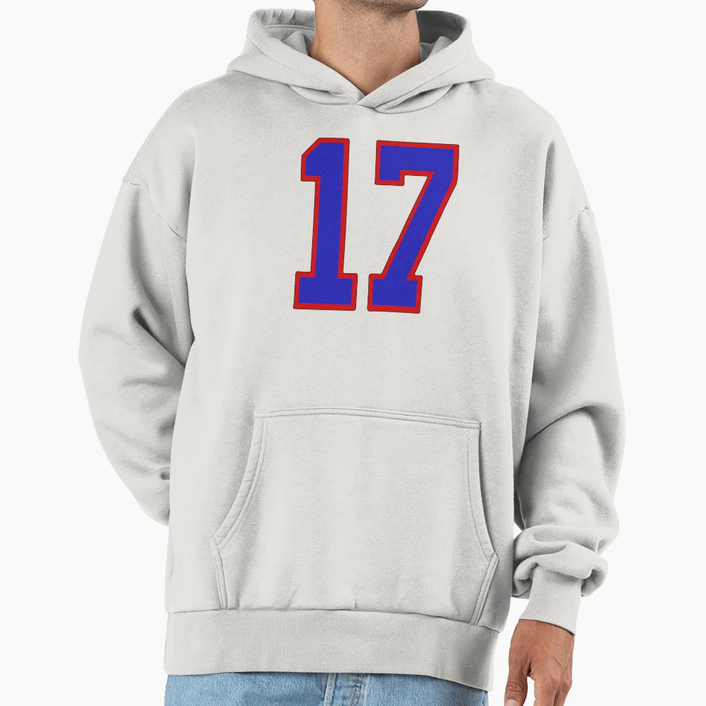 Allen 17 Buffalo Hoodie - Novelty Apparel for Adults - T-Shirt, Sweatshirt, Hoodie