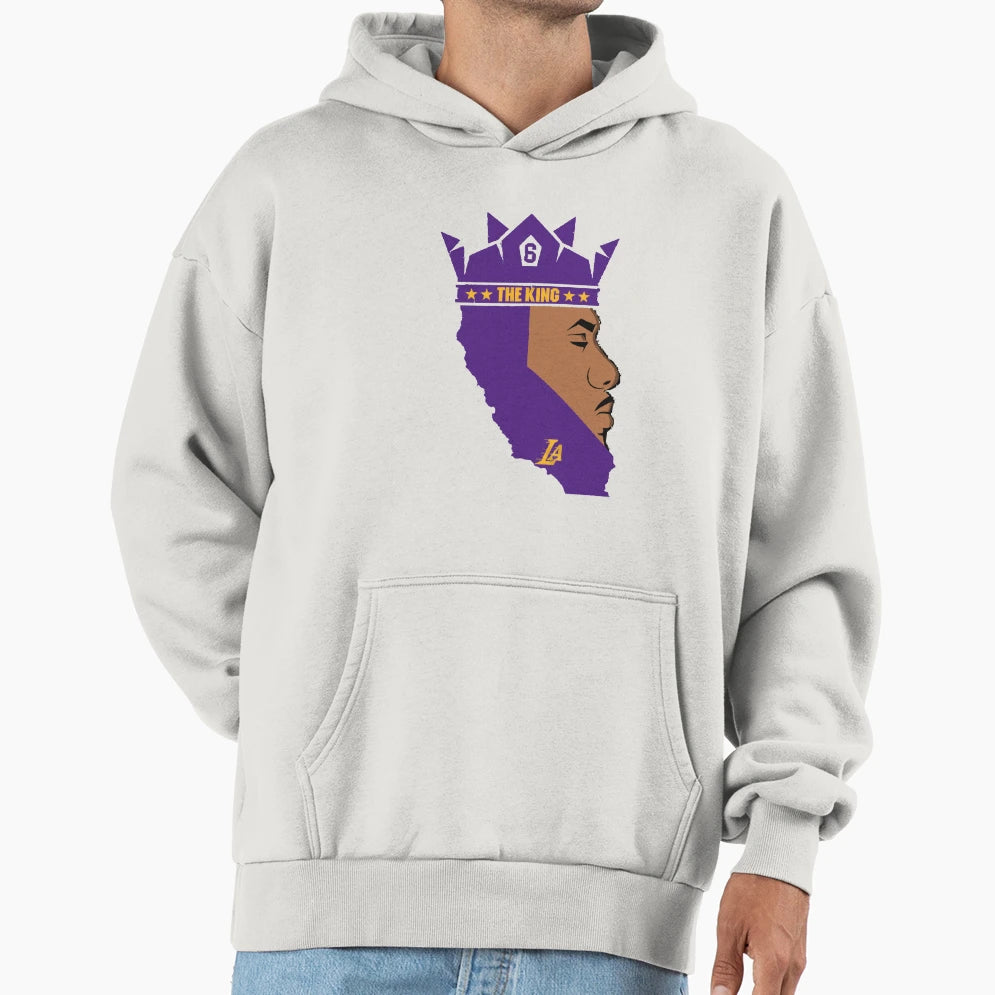 James 6 King Lakers Gift Fan Hoodie - Fun Novelty Design Unisex - T-Shirt, Sweatshirt, Hoodie