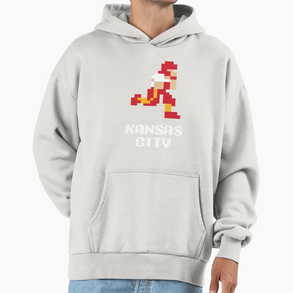8 Bit Kansas City Football 1 T-Shirt - Casual Everyday Wear Men Women - T-Shirt, Sweatshirt, Hoodie