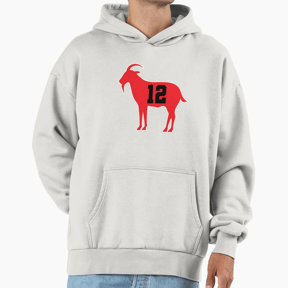TB Goat Ne Patriots Nfl Football Hoodie - Trendy Graphic Unisex - T-Shirt, Sweatshirt, Hoodie