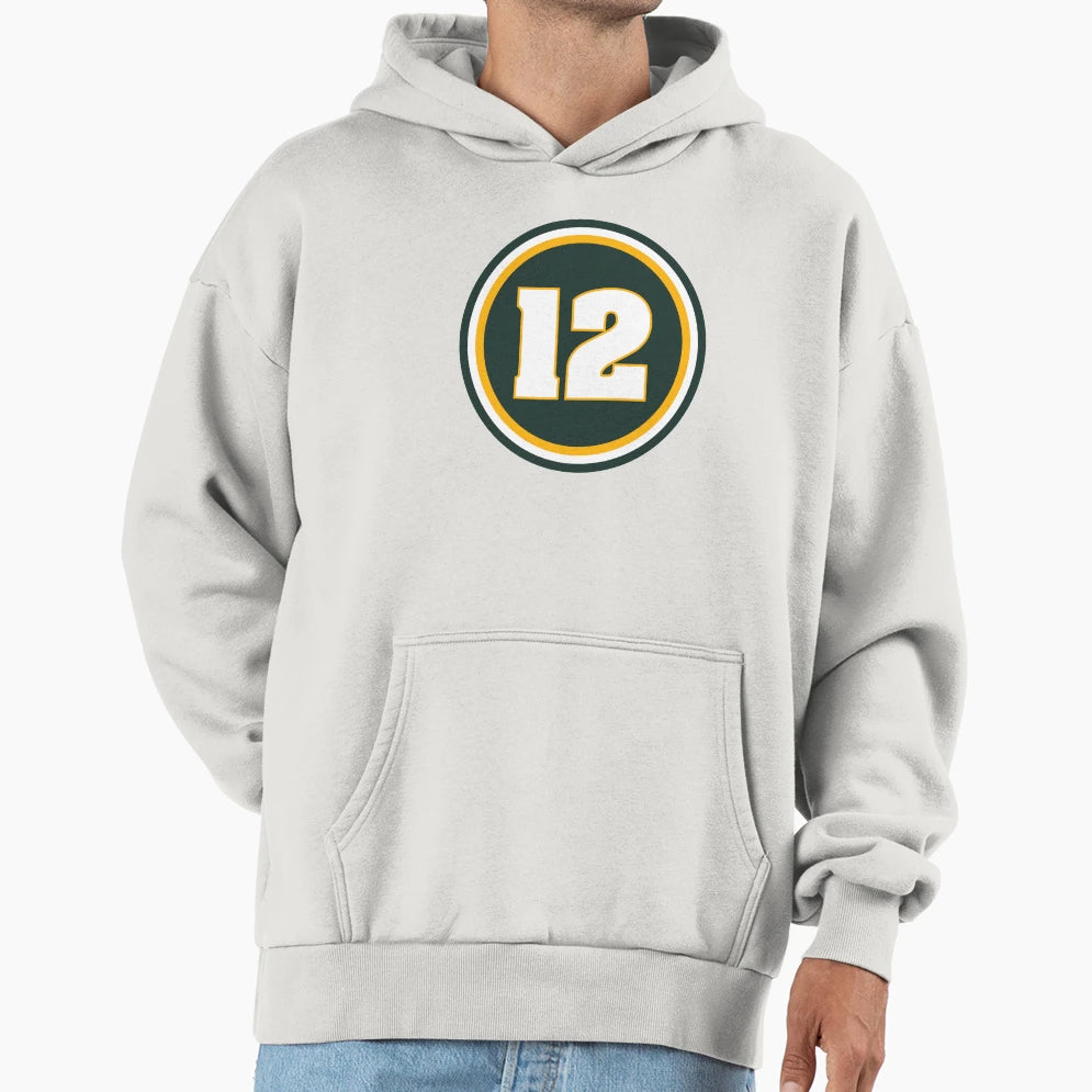 12 Patch Hoodie - Graphic Print Men Women - T-Shirt, Sweatshirt, Hoodie