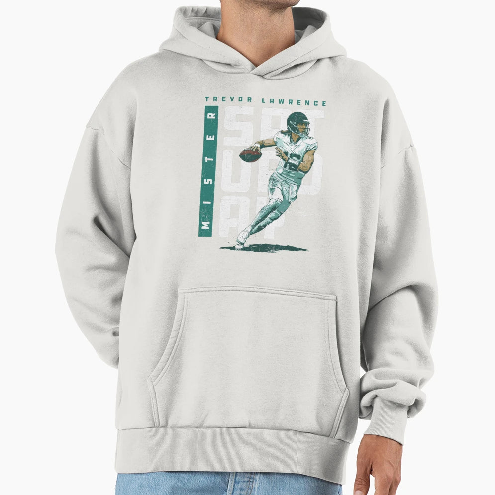 American Football Sports Player Hoodie - Custom Art Print for Adults - T-Shirt, Sweatshirt, Hoodie