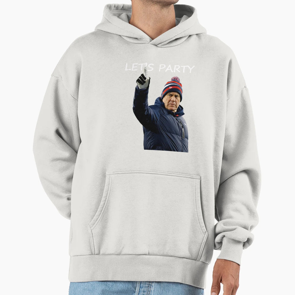 Bill Belichick Hoodie - Fun Novelty Design Unisex - T-Shirt, Sweatshirt, Hoodie
