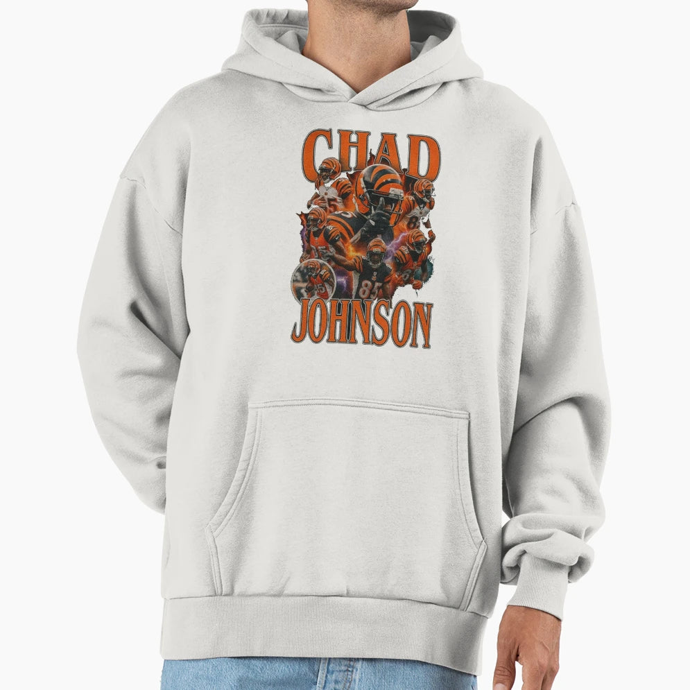 Chad Johnson Cincinnati Football Hoodie - Custom Art Print for Adults - T-Shirt, Sweatshirt, Hoodie