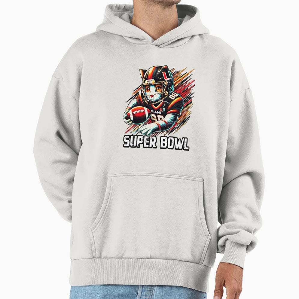 Super Bowl 2025 Louisiana Super Hoodie - Fun Novelty Design Unisex - T-Shirt, Sweatshirt, Hoodie