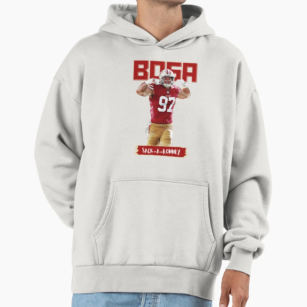 Defensive End Football Player 97 Hoodie - Streetwear Style Unisex - T-Shirt, Sweatshirt, Hoodie