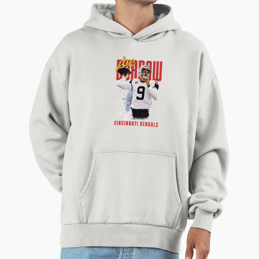Sports Wide Receiver Quarterback Hoodie - Custom Art Print for Adults - T-Shirt, Sweatshirt, Hoodie