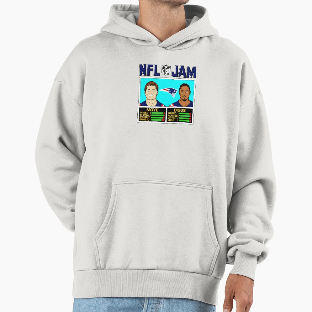 New England Patriots Drake Maye SD Hoodie - Fun Novelty Design Men Women - T-Shirt, Sweatshirt, Hoodie