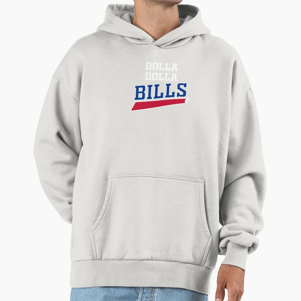 Funny Dolla Dolla Bills Hoodie - Fun Novelty Design Unisex - T-Shirt, Sweatshirt, Hoodie