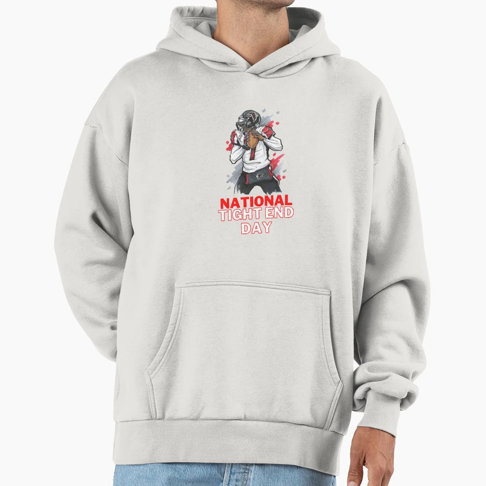 National Tight End Day Hoodie - Aesthetic Graphic Unisex - T-Shirt, Sweatshirt, Hoodie