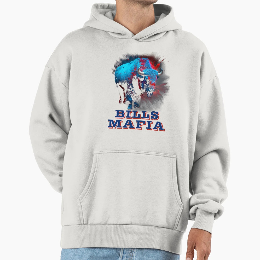 Bills Mafia 1 Hoodie - Fun Novelty Design for Adults - T-Shirt, Sweatshirt, Hoodie