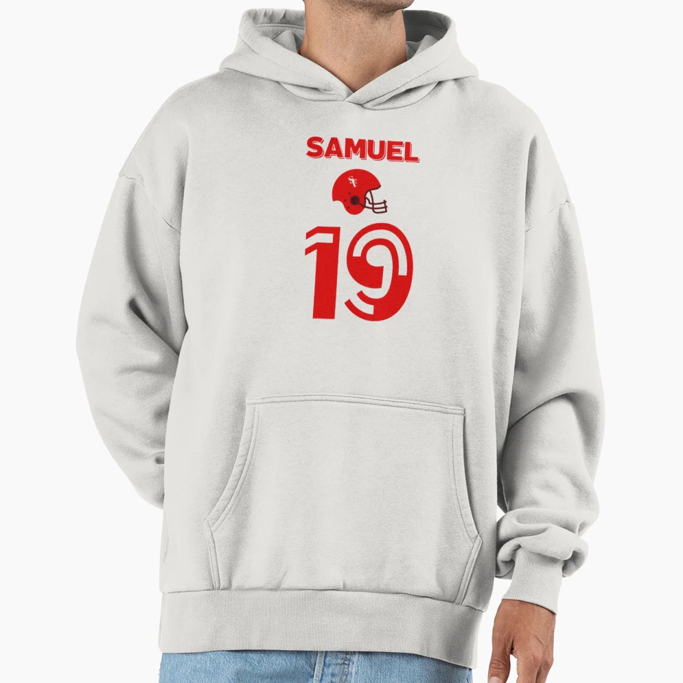 DS 19 Football Hoodie - Aesthetic Graphic Unisex - T-Shirt, Sweatshirt, Hoodie