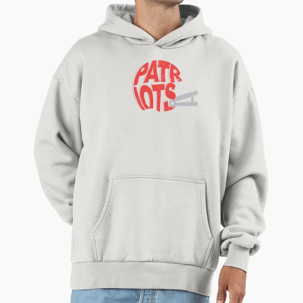 Pat Helmet Hoodie - Streetwear Style for Adults - T-Shirt, Sweatshirt, Hoodie