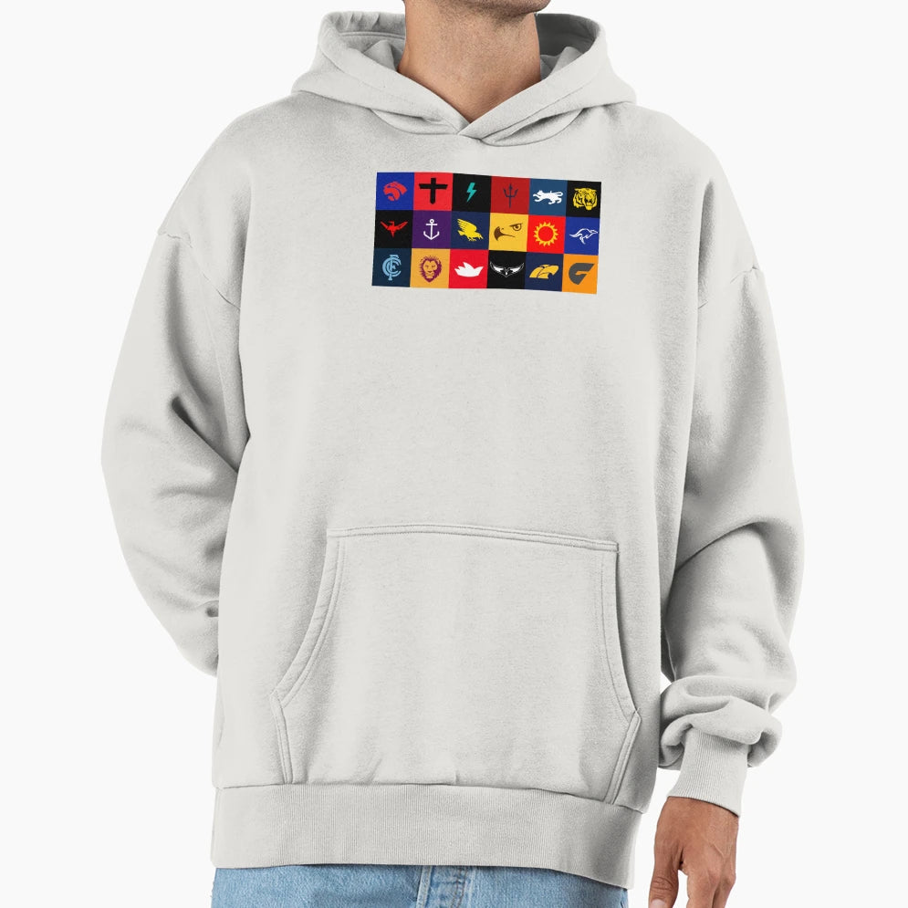 Afl Teams Hoodie - Trendy Graphic Unisex - T-Shirt, Sweatshirt, Hoodie
