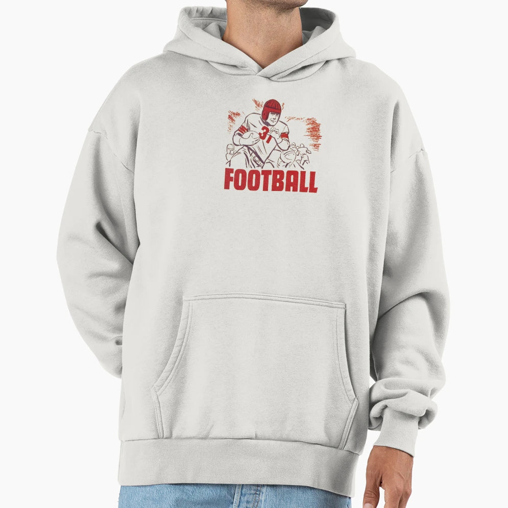 Football Hoodie - Custom Art Print Unisex - T-Shirt, Sweatshirt, Hoodie