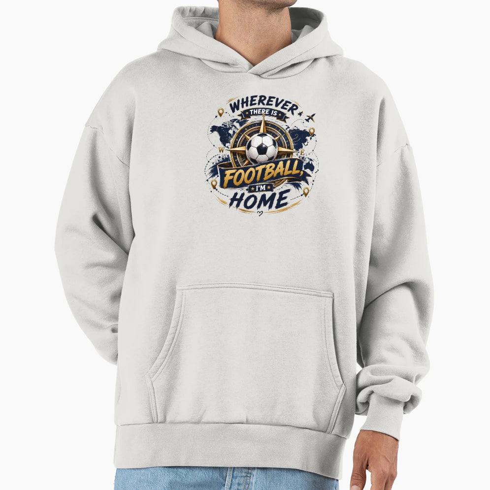 Soccer Compass Football Traveling Hoodie - Trendy Graphic for Adults - T-Shirt, Sweatshirt, Hoodie