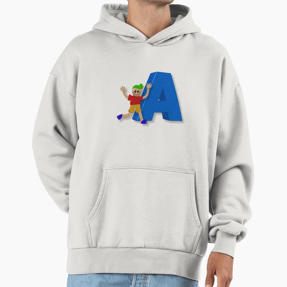 Letters Ywzm 1 Hoodie - Casual Everyday Wear Men Women - T-Shirt, Sweatshirt, Hoodie