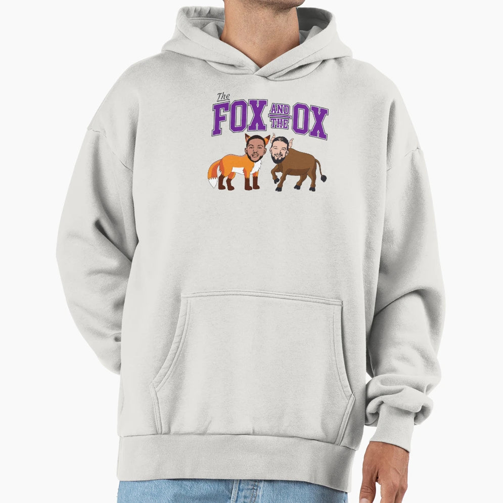 Fox And Ox Kings Basketball Funny Hoodie - Fun Novelty Design Men Women - T-Shirt, Sweatshirt, Hoodie