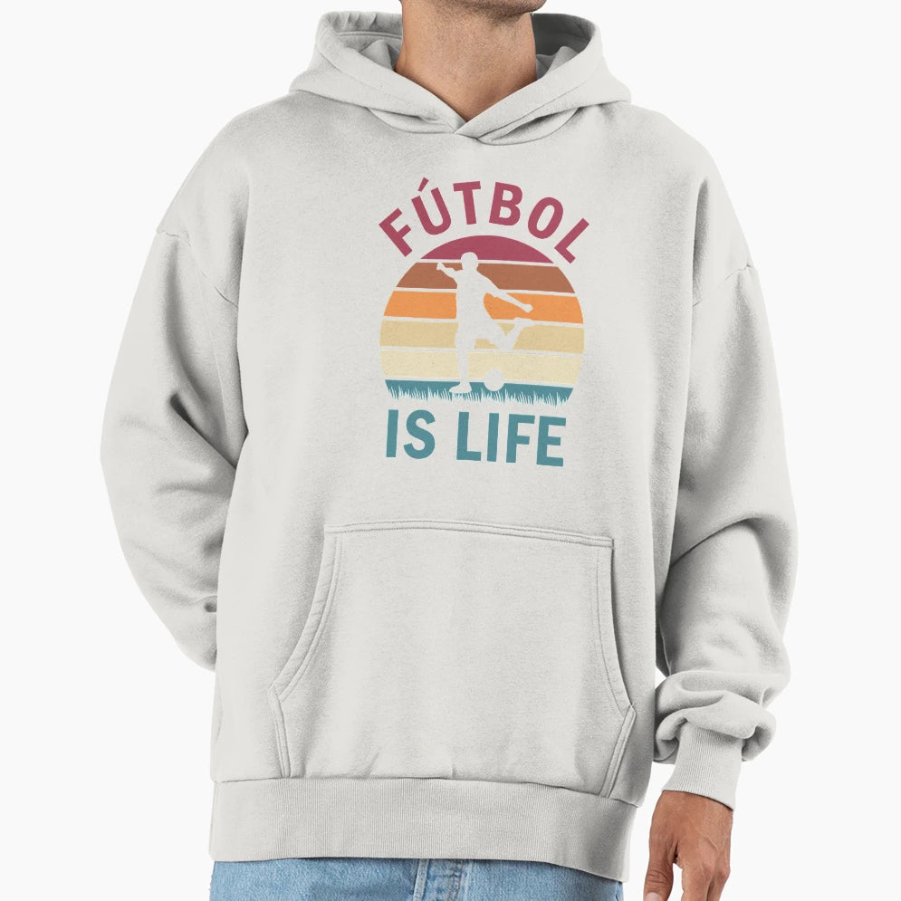 Loves Anime And Football And Soccer Hoodie - Novelty Apparel for Adults - T-Shirt, Sweatshirt, Hoodie