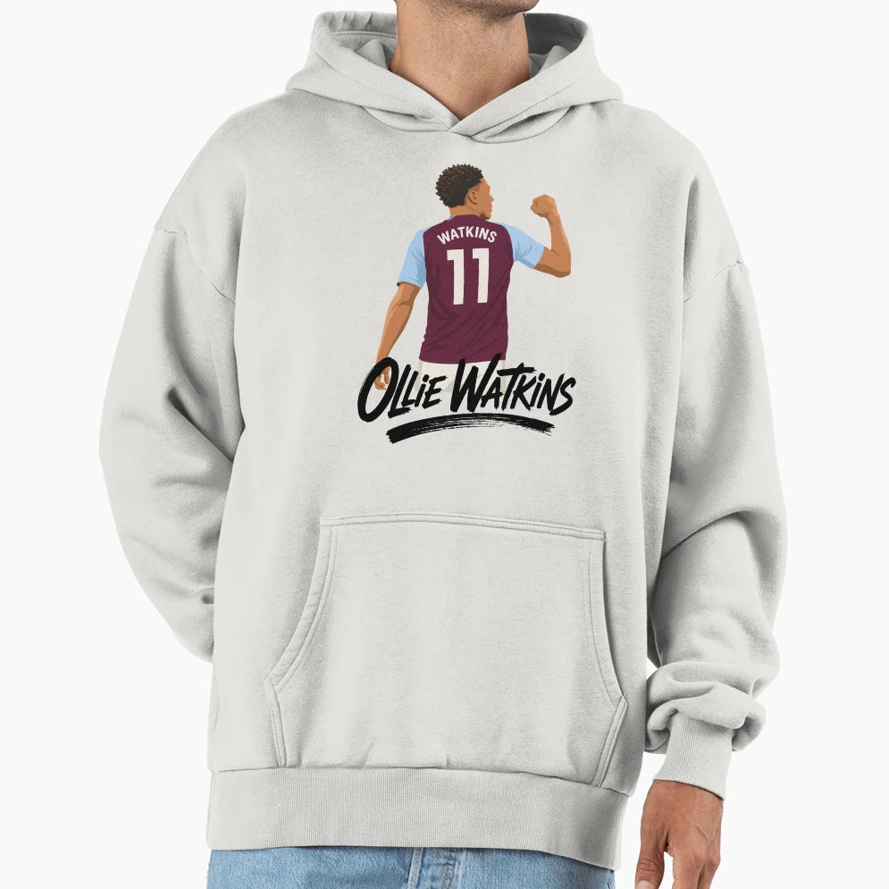 Ollie Watkins Hoodie - Novelty Apparel for Adults - T-Shirt, Sweatshirt, Hoodie