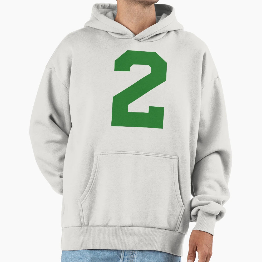 Number 2 Green Two Sports Number 2 Hoodie - Streetwear Style for Adults - T-Shirt, Sweatshirt, Hoodie