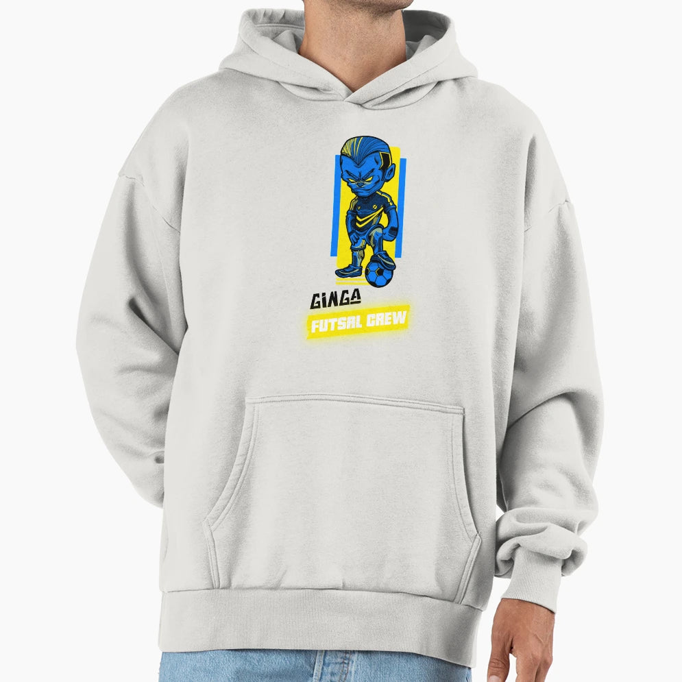 Ginga Futsal Crew Hoodie - Aesthetic Graphic Men Women - T-Shirt, Sweatshirt, Hoodie
