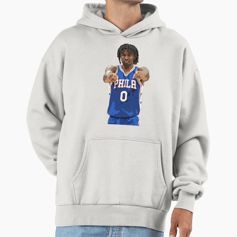 Tyrese Maxey Hoodie - Graphic Print Unisex - T-Shirt, Sweatshirt, Hoodie
