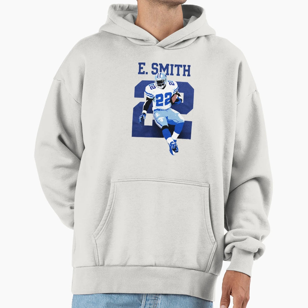 Emmitt Smith 22 Minimalist Art Hoodie - Minimalist Print for Adults - T-Shirt, Sweatshirt, Hoodie