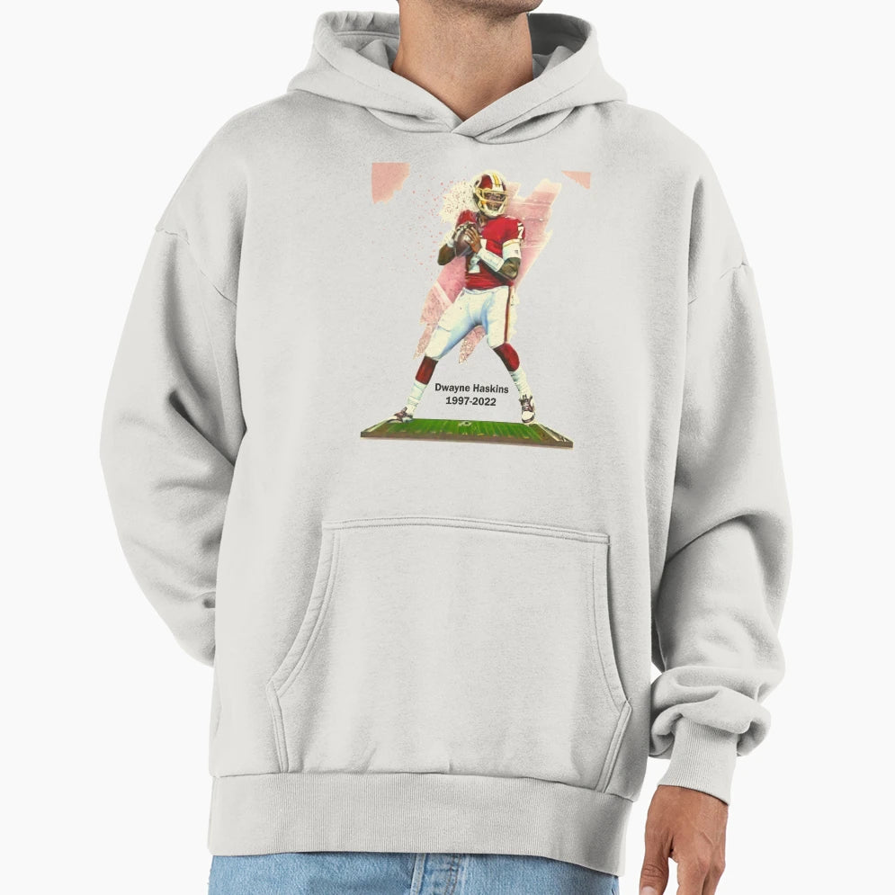 Dwayn Haskins Football Player 1997 2022 Hoodie - Graphic Print for Adults - T-Shirt, Sweatshirt, Hoodie