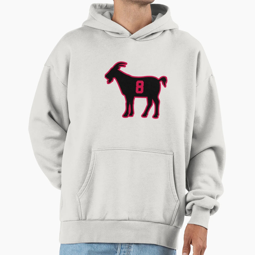 Chi Goat 8 Red Hoodie - Fun Novelty Design Unisex - T-Shirt, Sweatshirt, Hoodie