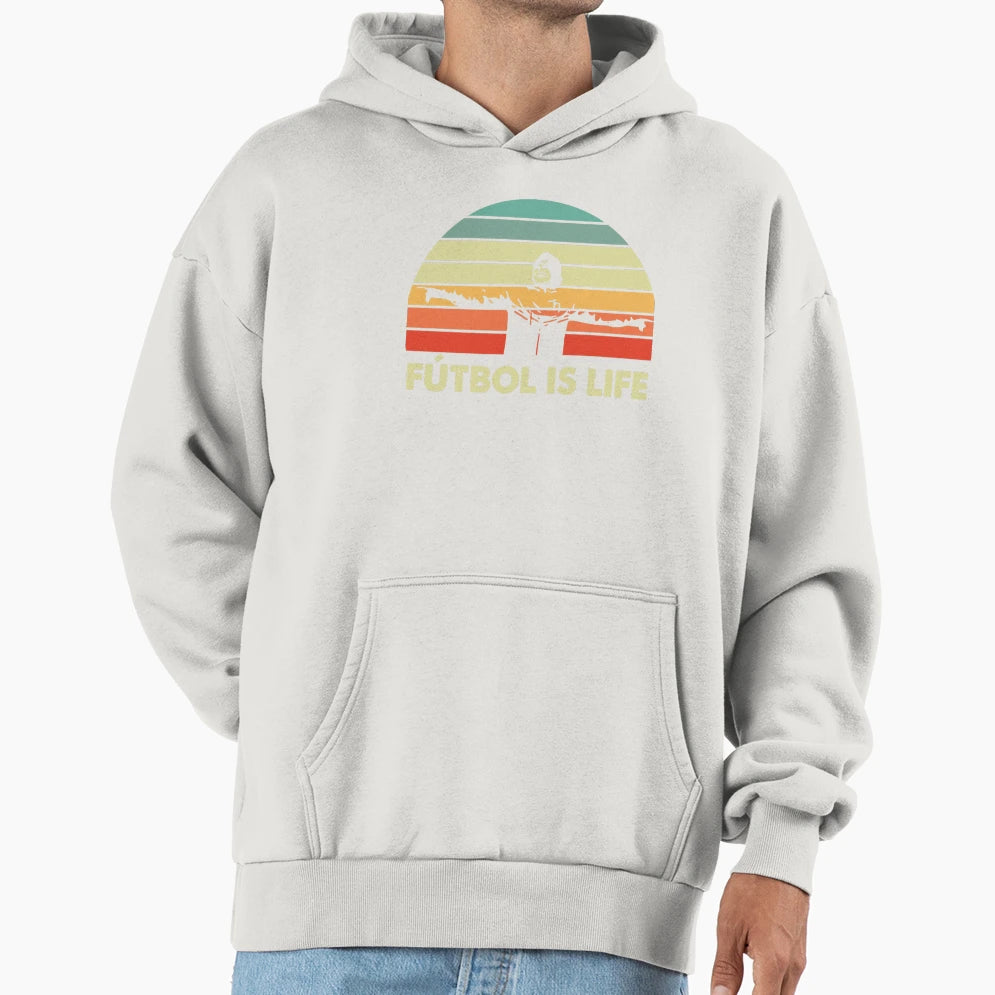 Futbol Is Life Dani Rojasfutbol Is Hoodie - Novelty Apparel for Adults - T-Shirt, Sweatshirt, Hoodie