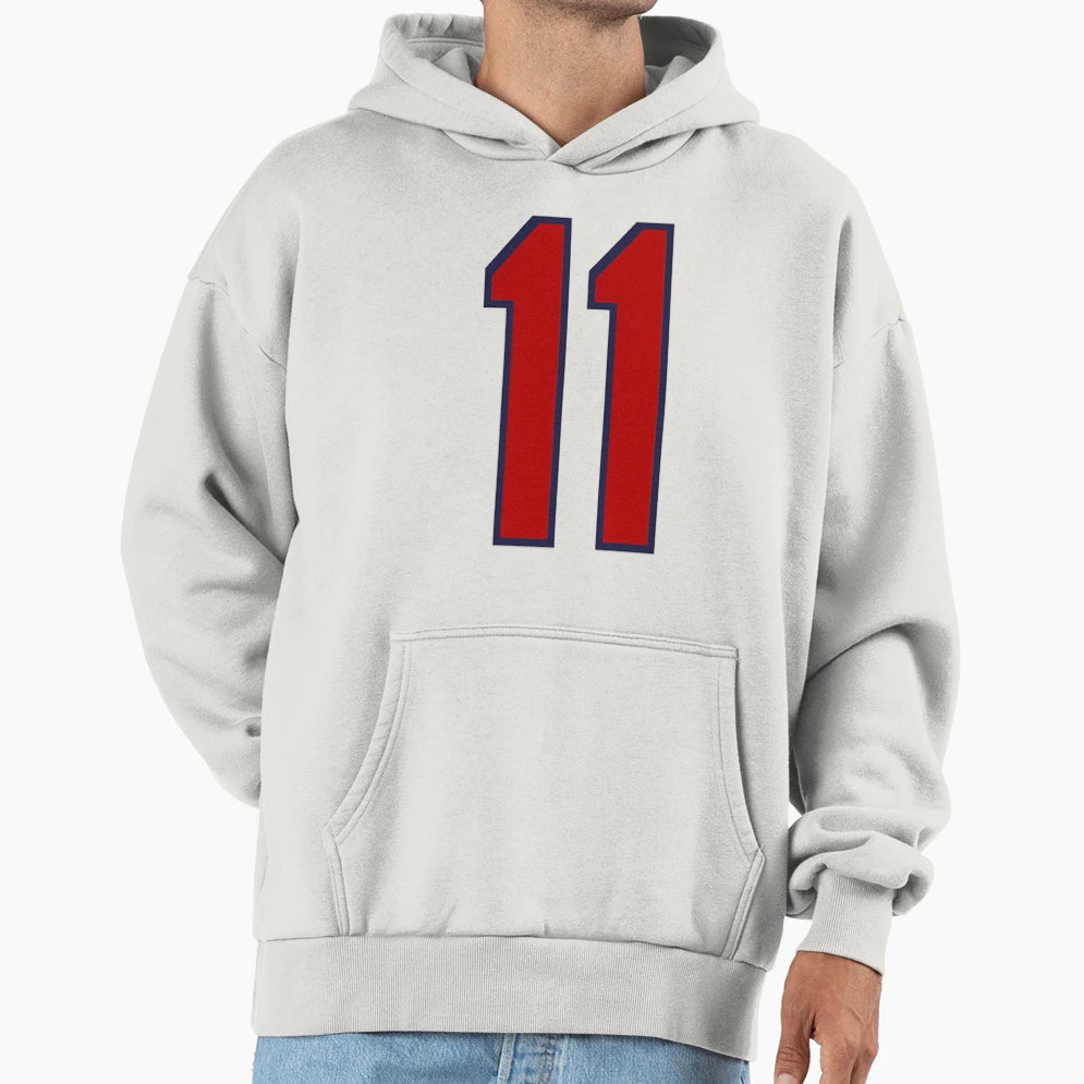 Red 11 Hoodie - Graphic Print for Adults - T-Shirt, Sweatshirt, Hoodie