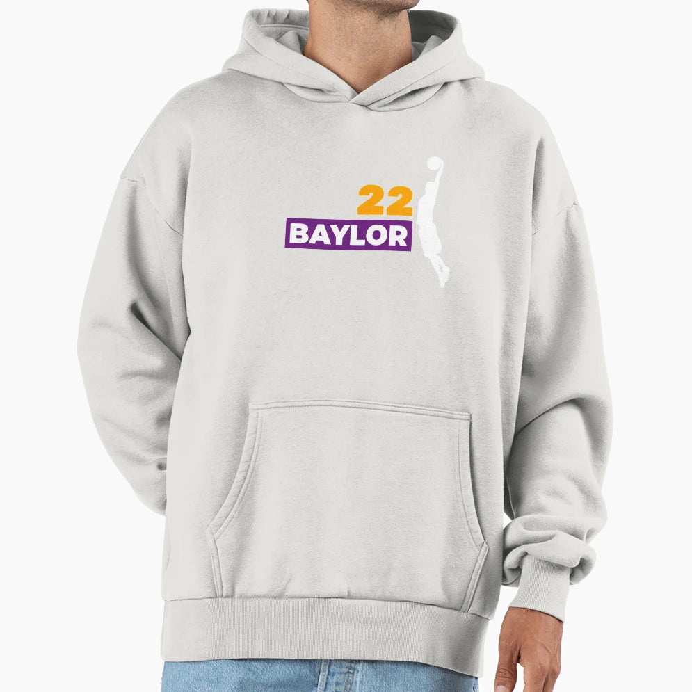 Elgin Baylor Hoodie - Fun Novelty Design for Adults - T-Shirt, Sweatshirt, Hoodie