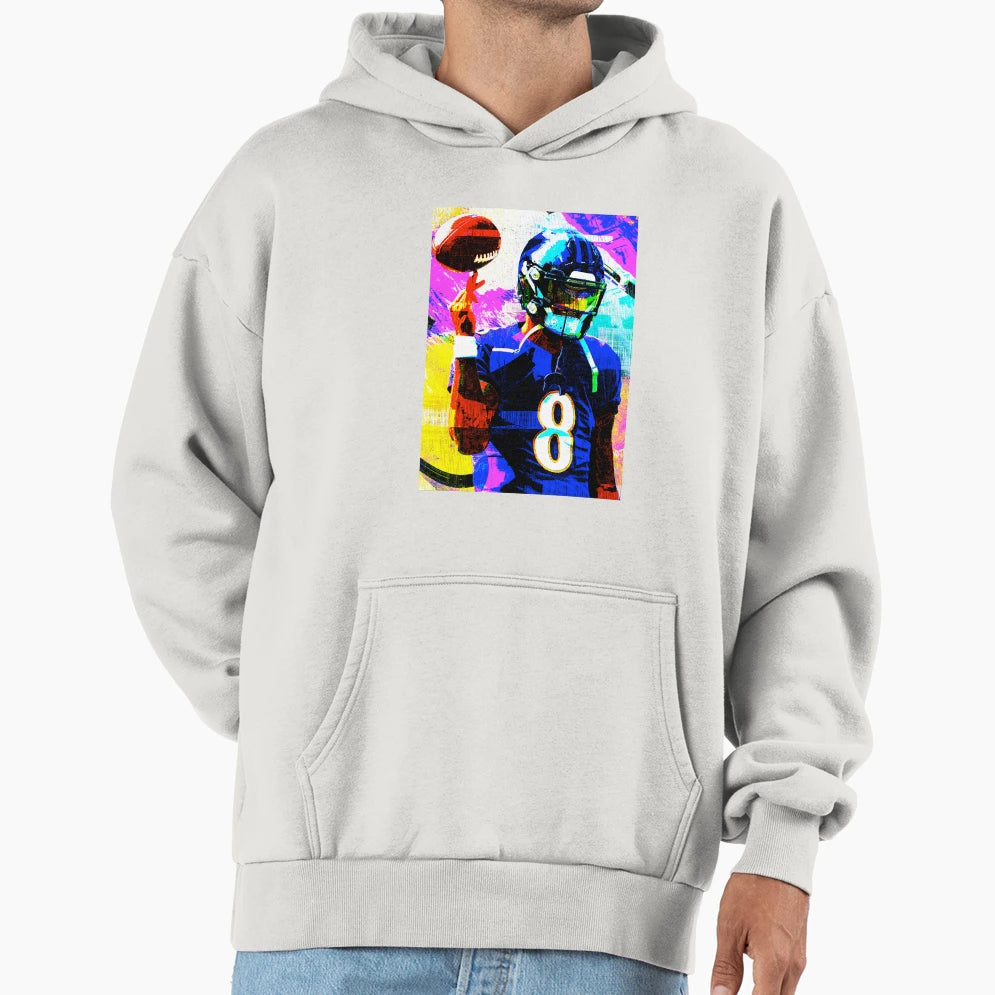 Handdrawn Lamar Hoodie - Streetwear Style for Adults - T-Shirt, Sweatshirt, Hoodie